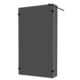 AWT Duschwand Walk-in Dusche LY1201-B schwarz 120x210